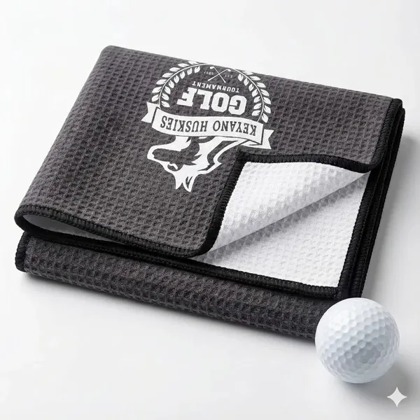 Custom Golf Towel - Custom Ribbons Now