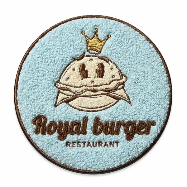 Chenille Button - Custom Ribbons Now