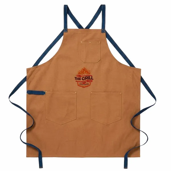 Artisan Heavy Duty Denim Aprons - Custom Ribbons Now