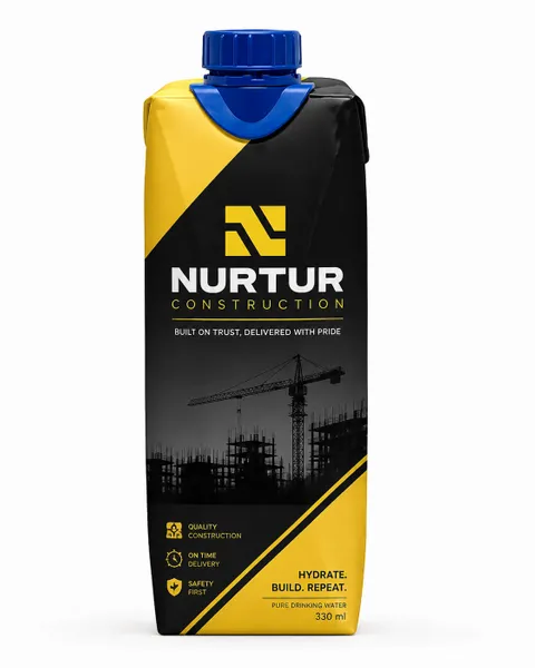 16.9 oz Water Bottle with Aluminum Insulation Inside - Custom Ribbons Now