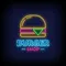 Burger Shop Neon Sign - Custom Ribbons Now