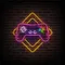 Gamer Joystick Neon Sign - Custom Ribbons Now