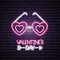 Valentines Day With Heart Sunglasses - Custom Ribbons Now