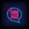 Kiss Me Neon Sign - Custom Ribbons Now
