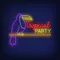 Tropical Party Neon Sign - Custom Ribbons Now