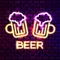 Beer Bar Neon Sign - Custom Ribbons Now