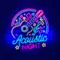 Acoustic Night Party Neon Sign - Custom Ribbons Now
