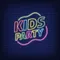 Kids Party Neon Sign - Custom Ribbons Now