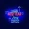 New Year Party Neon Sign - Custom Ribbons Now