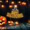 Happy Halloween Witch Hat Neon Signs - Custom Ribbons Now