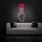 Finger Heart Neon Sign - Custom Ribbons Now