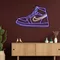 Sneaker Blue White Neon Sign - Custom Ribbons Now