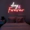Always And Forever Neon Sign - Custom Ribbons Now