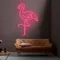 Flamingo Neon Light - Custom Ribbons Now