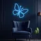 Scribble Butterfly Neon Sign - Custom Ribbons Now