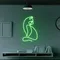 Scribble Cat Neon Sign - Custom Ribbons Now
