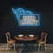 Fiery Bud Light Neon Sign - Custom Ribbons Now