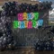 Colorful Happy Birthday Neon Sign - Custom Ribbons Now