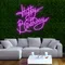 Oh So Hot Happy Birthday Neon Sign - Custom Ribbons Now