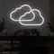 Twin Cloud Neon Signs - Custom Ribbons Now