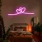 Infinity Heart Pink Neon Sign - Custom Ribbons Now