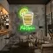 Pub Open Sip Glass Neon Sign - Custom Ribbons Now