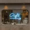 Cafe Window Neon Sign - Custom Ribbons Now