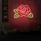 Rose Neon Sign - Custom Ribbons Now