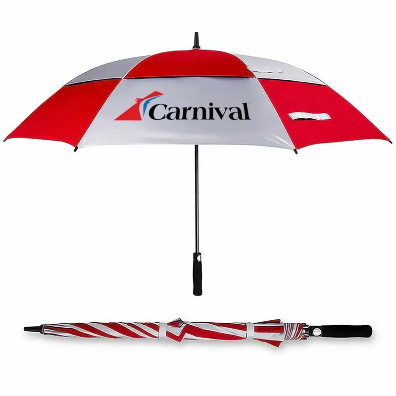 Vented Golf Umbrella - 62 in Arc - Custom Ribbons Now