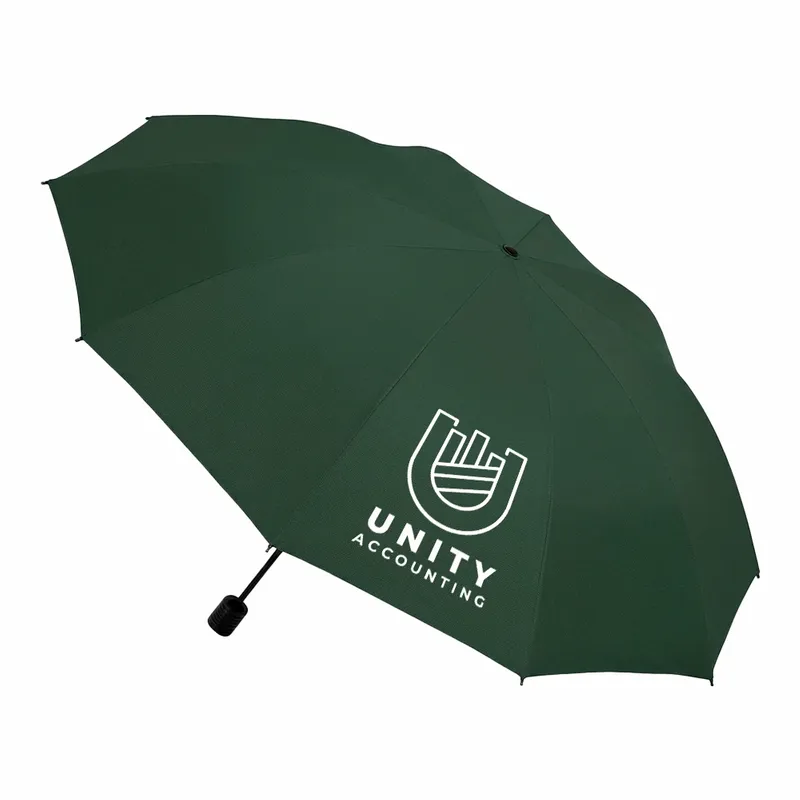 Auto Folding Umbrella - 42 In Arc - Custom Ribbons Now