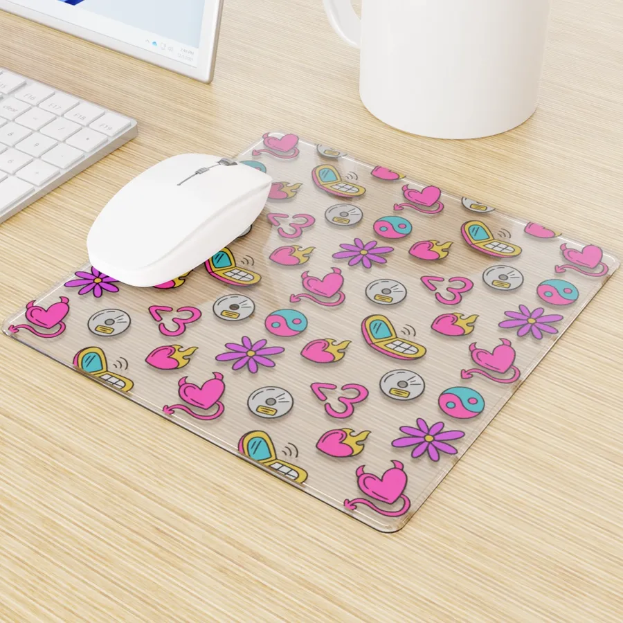 Custom Acrylic Transparent Mouse Pad - Custom Ribbons Now