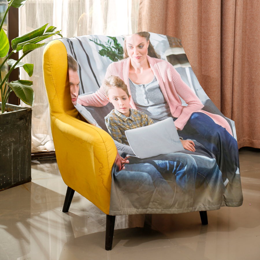 Fleece Blanket - Custom Ribbons Now