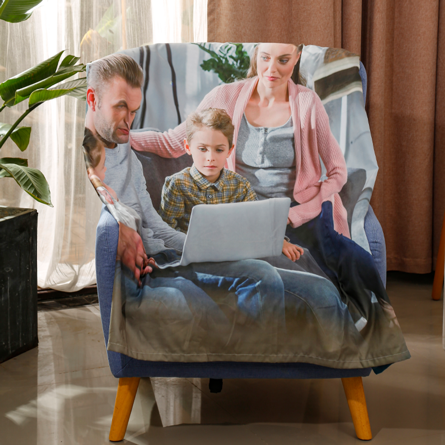 Fleece Blanket - Custom Ribbons Now