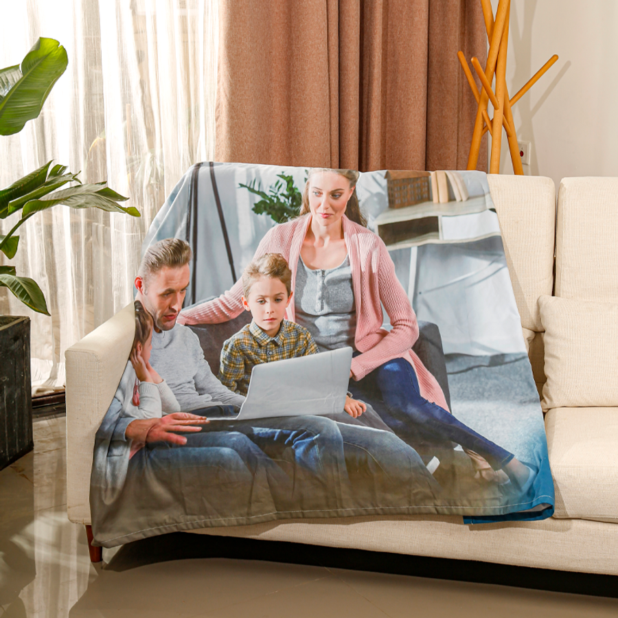 Fleece Blanket - Custom Ribbons Now