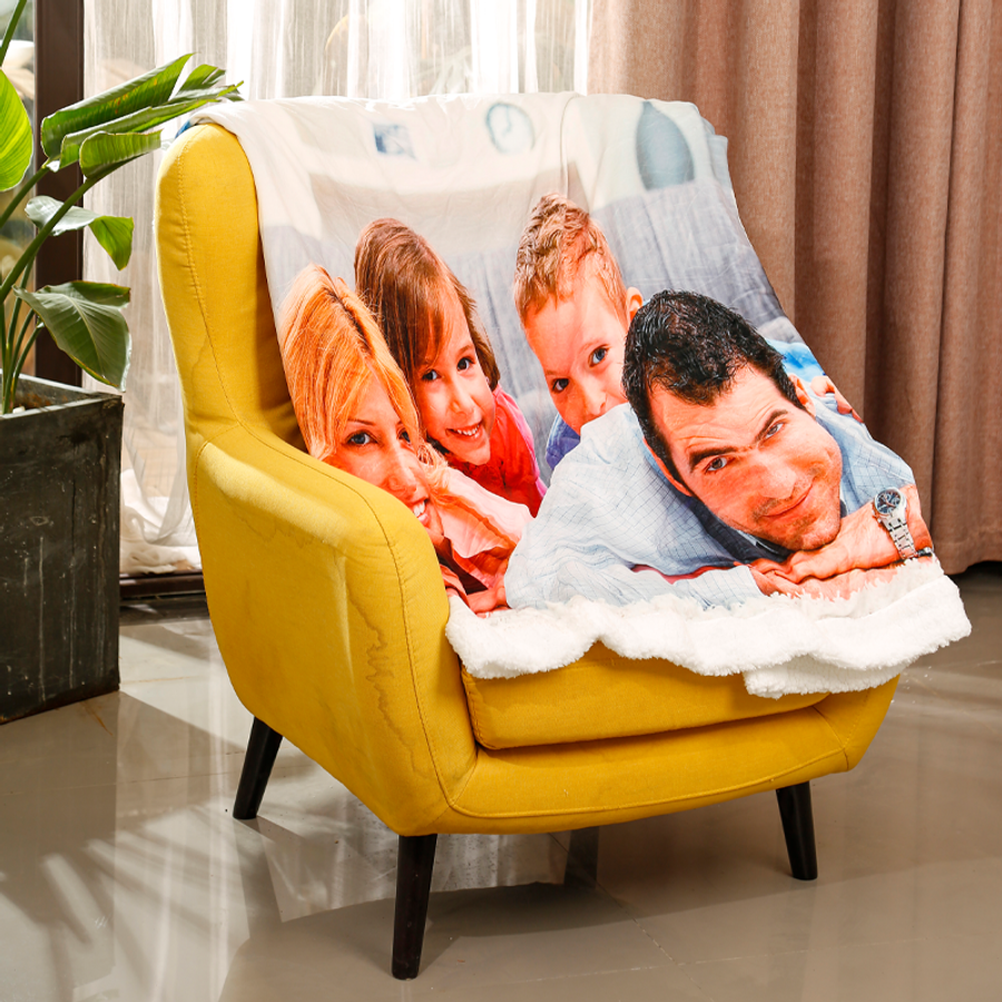 Sherpa Blanket - Custom Ribbons Now