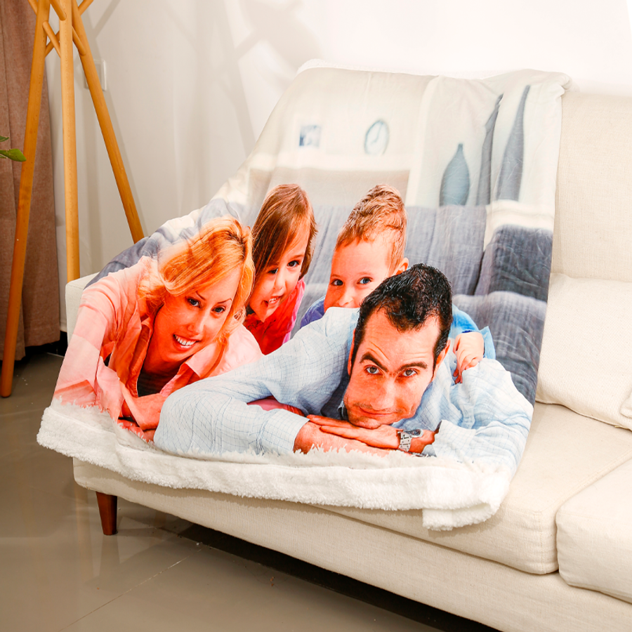 Sherpa Blanket - Custom Ribbons Now