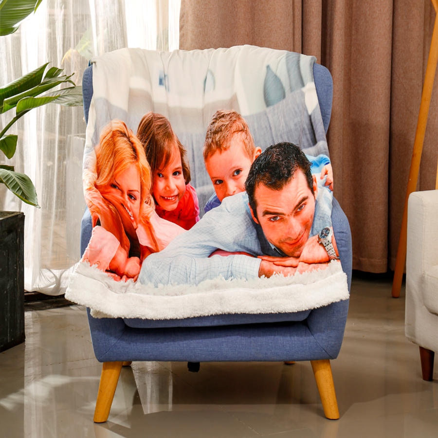 Sherpa Blanket - Custom Ribbons Now