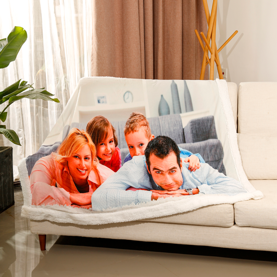 Sherpa Blanket - Custom Ribbons Now