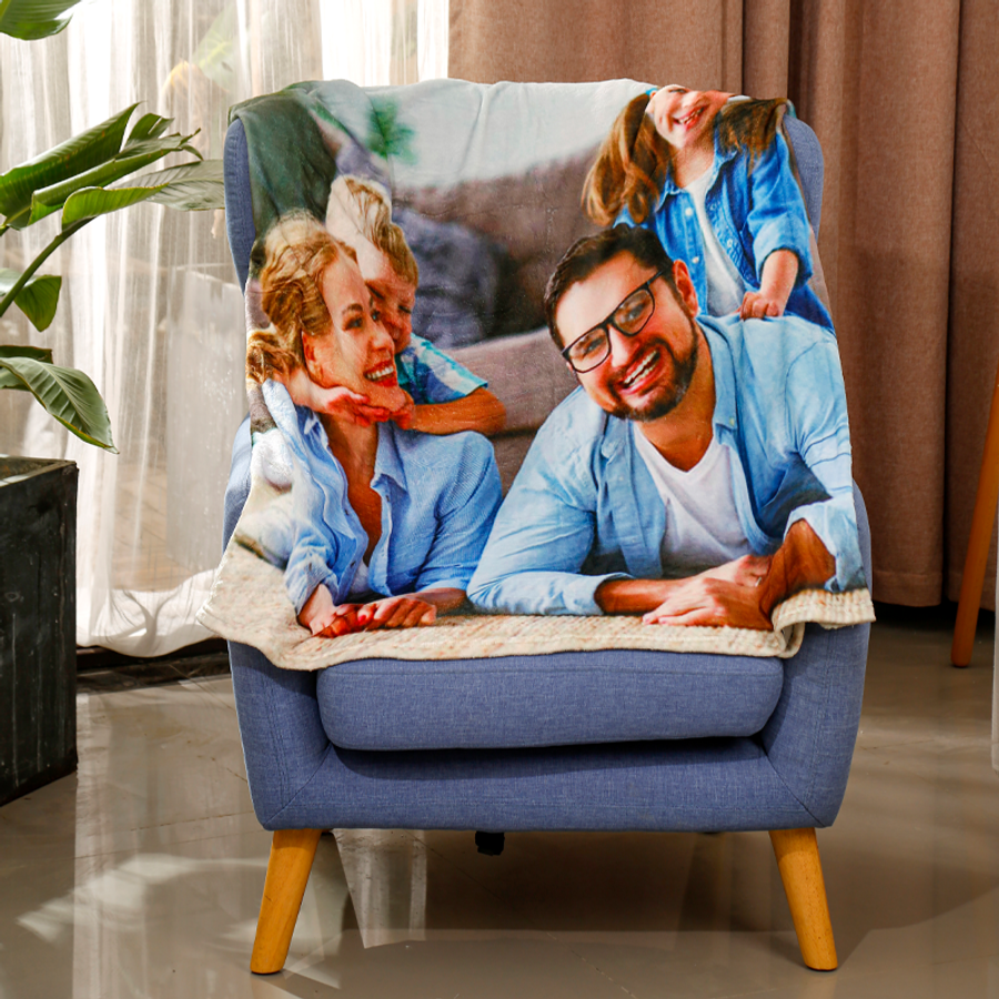 Plush Fleece Blanket - Custom Ribbons Now