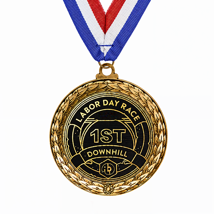 Crest Medal - Custom Ribbons Now