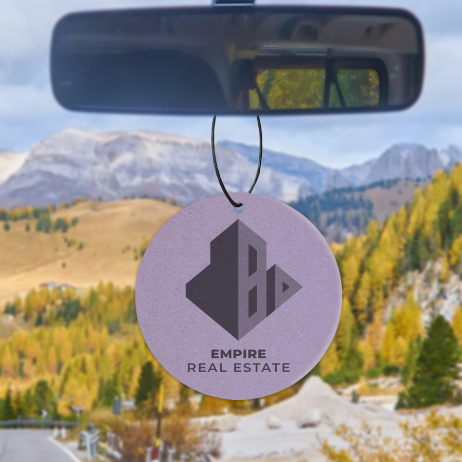 Eco Kraft Paper Air Freshener - Custom Ribbons Now