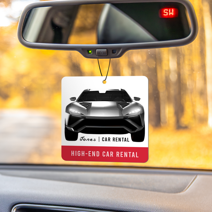 Customized Car Air Freshener - Custom Ribbons Now