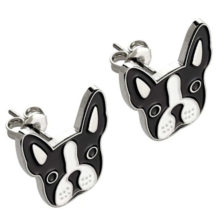 Soft Enamel Metal Earrings - Custom Ribbons Now