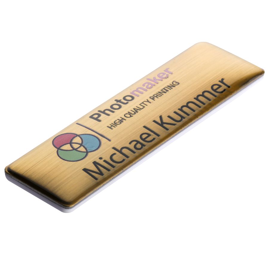 Epoxy Dome Name Badges - Custom Ribbons Now