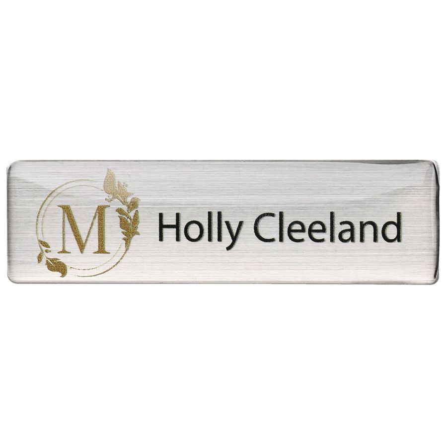 Epoxy Dome Name Badges - Custom Ribbons Now