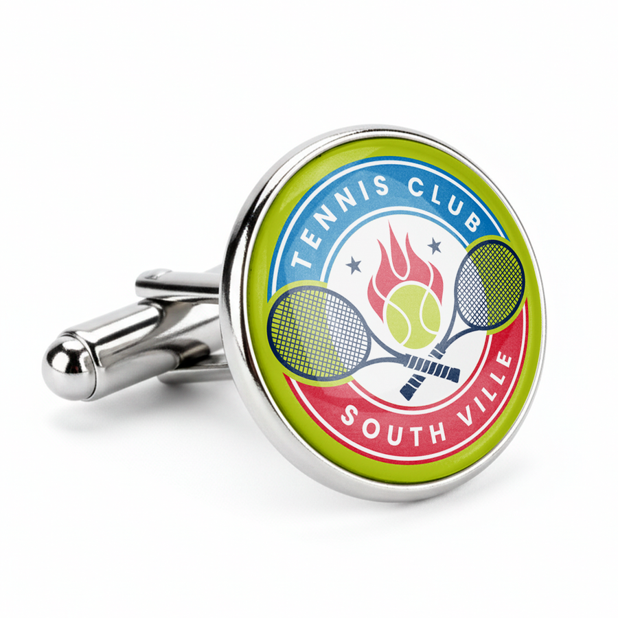 Epoxy Cufflinks - Custom Ribbons Now