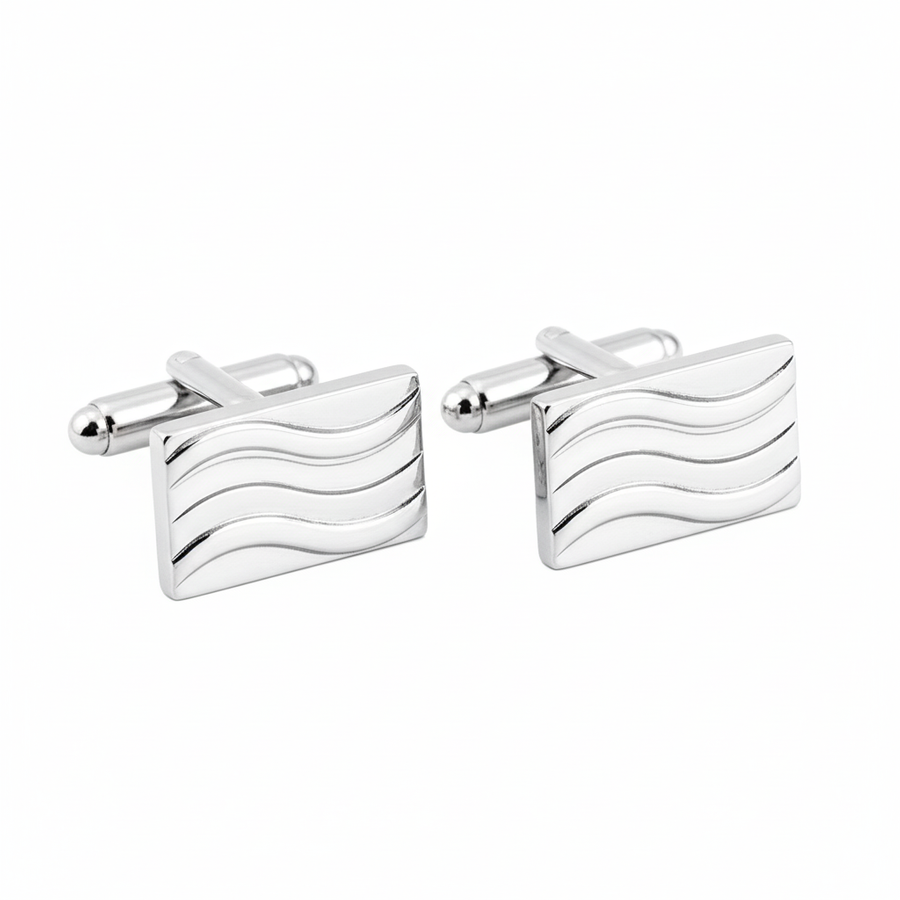 Die Struck Cufflinks - Custom Ribbons Now