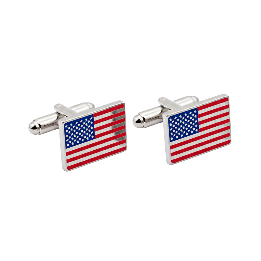 Hard Enamel Cufflinks - Custom Ribbons Now