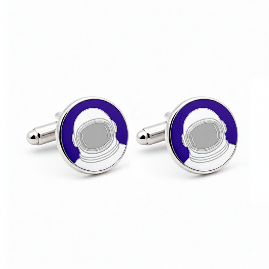 Hard Enamel Cufflinks - Custom Ribbons Now