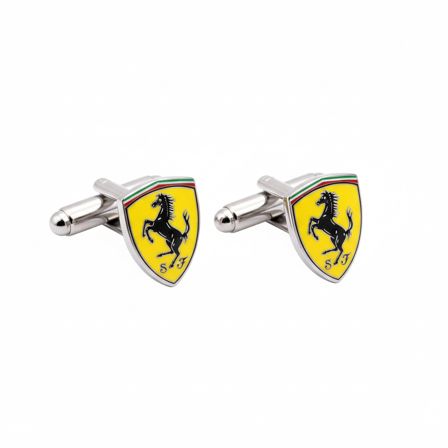 Hard Enamel Cufflinks - Custom Ribbons Now